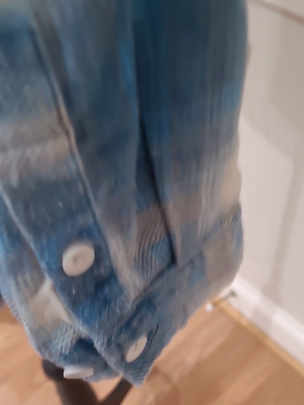 Urban Oufitter BDG Blue Vintage Plaid Button-Up Shirt - S-P - Picture 8 of 11